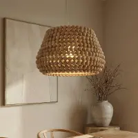 LUCANDE Taklampa , Melori, dimbara, Trä, Vardagsrum, Trä, Skandinavisk