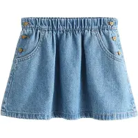 Next Kjol blå denim