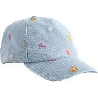 Next Hatt blå denim / gul / syrén / rosa