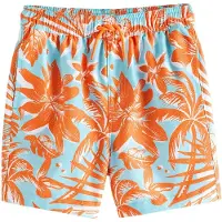 Next Badshorts himmelsblå / hummer / vit