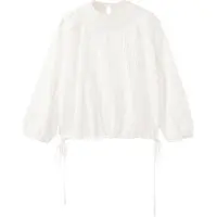 Mango Blus 'Masy' off-white