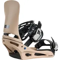 Burton - Snowboardbindningar - Cartel Summit Taupe för Unisex - Storlek L - Beige