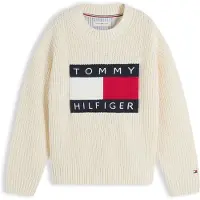 Tommy Hilfiger Heritage Chunky Knit Flag Logo Jumper