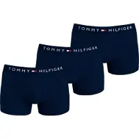Tommy Hilfiger 3 Pack TH Original Logo Waistband Trunks