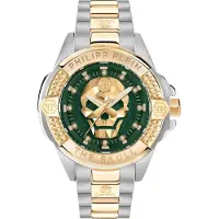 Philipp Plein Analog klocka guld / grön / silver