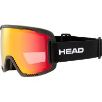 Head - Skidglasögon - Contex Red Black för UnisexSilikon - Storlek S - Svart