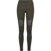 Urban Classics Leggings 'Tech Mech' oliv
