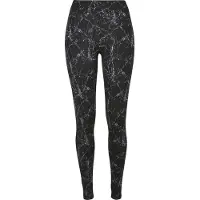 Urban Classics Leggings rökblå / svart / vit