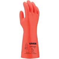 Uvex power protect V1000, Isolerade handskar, Röd, Vuxen, Vuxen, Unisex, Elektrostatiskt urladdningsskydd (ESD)