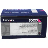 Lexmark 702XM (70C2XM0) magenta toner extra hög kapacitet (original)