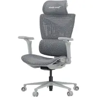 Anda Seat X-Air Pro, Sits i nätmaterial, Nätryggstöd, Grå, Grå, Nät, Nät