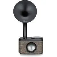 Sangean CP-100D Gramophone Bordsradio DAB+, FM AUX, Bluetooth, USB Touchscreen, uppladdningsbart Grå