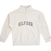 Tommy Hilfiger Logo Terry Quarter Zip Sweatshirt