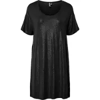 Pieces Kortklänningar PCALICE SS GLITTER DRESS kvinnor - Svart - EU S