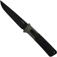 Kizer Cutlery Area Eight 1113A2 PVD AEB-L, Black &amp; Green G10, fixed knife, Jonathan Styles design