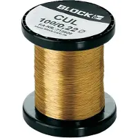 Block lackerad koppartråd utvändig diameter (utan isolationslack): 1,12 mm 11 m 0,10 kg