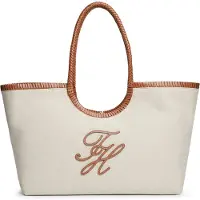 Tommy Hilfiger Shoppingväska ljusbeige / konjak