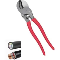 Vevor Kabelskärare med hög hävstång, 235 mm kompakt, smidda blad och PVC-belagda handtag, kraftig kabelskärtång för 4/0 AWG aluminium, 2/0 AWG mjuk koppar och 100 par 24AWG kommunikationskablar