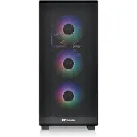 Thermaltake S250 TG ARGB Black Midi-Tower Datorchassi Svart