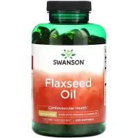 Swanson Health Linfröolja, 1 000 mg, 200 mjukkapslar