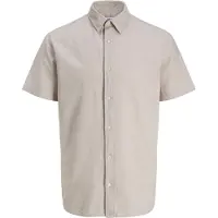 Jack & Jones 12294285 Linen Plus Size Kortärmad Skjorta