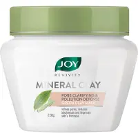 Joy Mineral Lermask för Skydd mot Föroreningar 250g Förpackning Porslutande Ansiktsmask för Strålande Hud