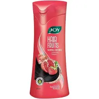 Joy Hair Fruits Håravfallsskydd Balsammerande Schampo 340ml Förpackning med 1, Granatäpple & Jordgubb för Slätt Glänsande Hår