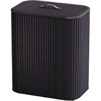 Joseph & Joseph Tvättkorg - - Tota Luxe - 90 liter - Svart - Bambu och tyg
