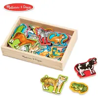 Melissa & Doug Trämagneter Djur i Låda Melissa & Doug