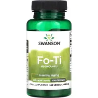 Swanson Health Fo-Ti, 500 mg, 60 vegetabiliska kapslar