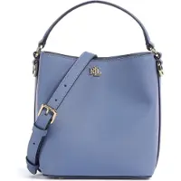 Ralph Lauren för kvinnor. 431969365017 Reese liten cross body-väska i läder blå (OSFA), Casual, Hud