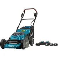 Makita DLM530 - Gräsklippare - sladdlös - 18 V - 2 batterier - 2300/2800 vpm - 53 cm - 35.5 kg