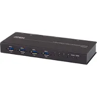 Aten US3344i 8 Port USB 3.0-switch Svart