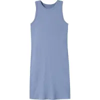 Name it Klänning - Rib - Noos - Slim - NkfNakal - Purple Intryck - - 7 år (122) - Klänning