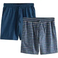 Next Pyjamasbyxa marinblå / cyanblå / vit