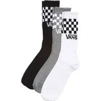 Vans - Strumpor - Classic Check Crew Black White för UnisexBomull - Storlek M - Svart