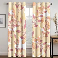 A Family Of Home Textiles Retrostil Löv Och Blommor Serie Solskyddsgardiner Vardagsrum Sovrum Hemdekoration Digitaltryck Anpassad Tunn Gardin 135W185H(CM)53x73in&Hook