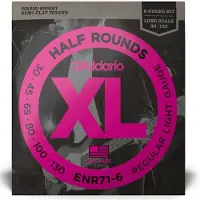 Daddario ENR71-6 Half Rounds Bass Regular Light 30-130 Long Scale