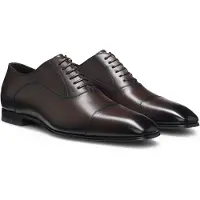 BOSS BY BECKHAM cap-toe Oxford shoes in leather