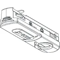 SOLAR PLUS Global Base GB66-2-adapter 230 V, enfas, inkl. plastnippel GA57/10 och dragavlastning XTSA510, svart, 5 kg dragkraft.