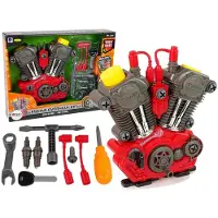Leantoys pysselset skruv-/demonteringsmotor ljus ljud