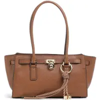 Michael Kors för kvinnor. 30F5GNXT0L Hamilton Moderne liten axelremsväska (OSFA), Brun, Casual, Hud