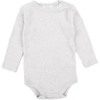 Joha Body - l/ä - Gråmelerad - - 100 - Body L/Ä