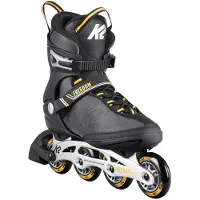 K2 Rullskridskor - Freedom M - Svart/Gul - Inlines - - 44 - Rullskridskor