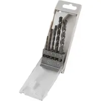 Wolfcraft Borrsats för betong ; 4-10 mm; 5 st.