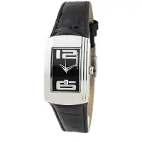 Chronotech Svart läderrem klocka Ct7017l04ac