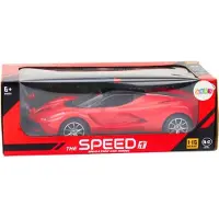 Leantoys RC sportbil 1:16 röd