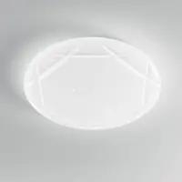 F.A.N. Europe LED taklampa Elixir, Vitt / opal, Vardagsrum / matsal, Syntetmaterial, Modern, LED-taklampa