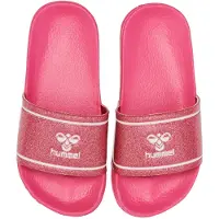 Hummel Strandsandaler - Pool Slide Glitter Jr - Raspberry - - 35 - Strandsandal
