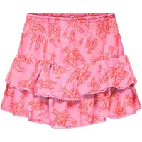 ONLY Kjol - Viskos - KogGlow - Begonia Rosa/Lobster/Ti - - 9 år (134) - Kjol